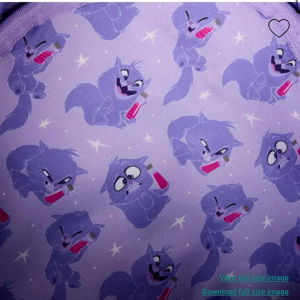 Loungefly The Emperor's New Groove Yzma Cat Plush Cosplay Mini Backpack